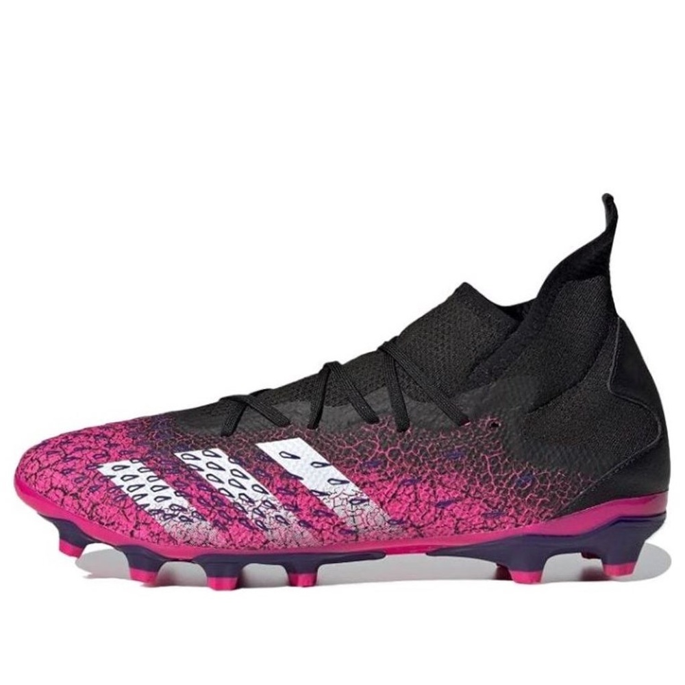 Adidas Predator Freak .3 Demonscale Pink Purple Black Soccer cleats Sz 5.5 EUC